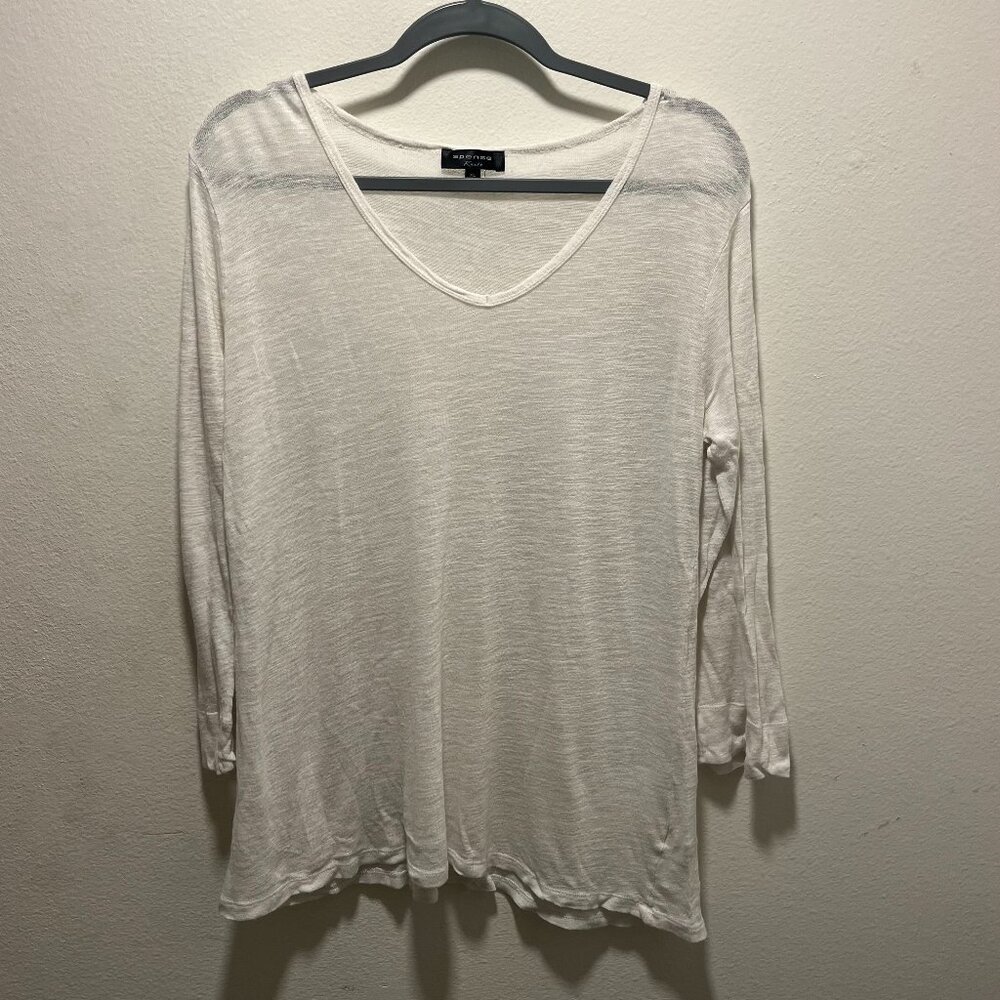 Spense Knits Women’s Tunic White Size XL
